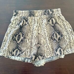 Karlie Snakeprint Shorts